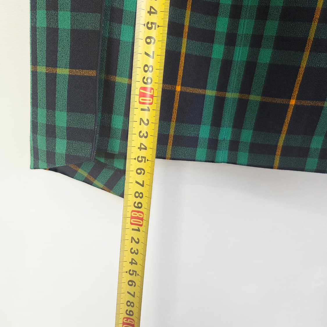 베네통 체크 패턴  스커트 여성 44 상품이미지6