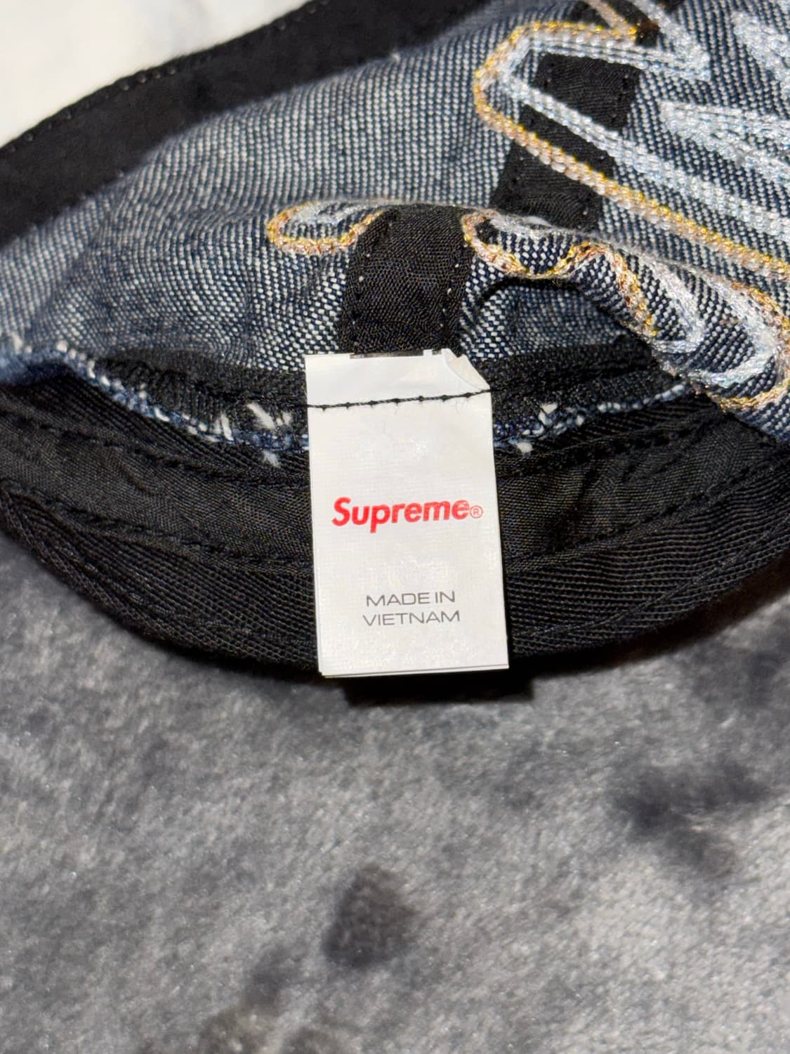 슈프림 데님 볼캡 상품이미지4