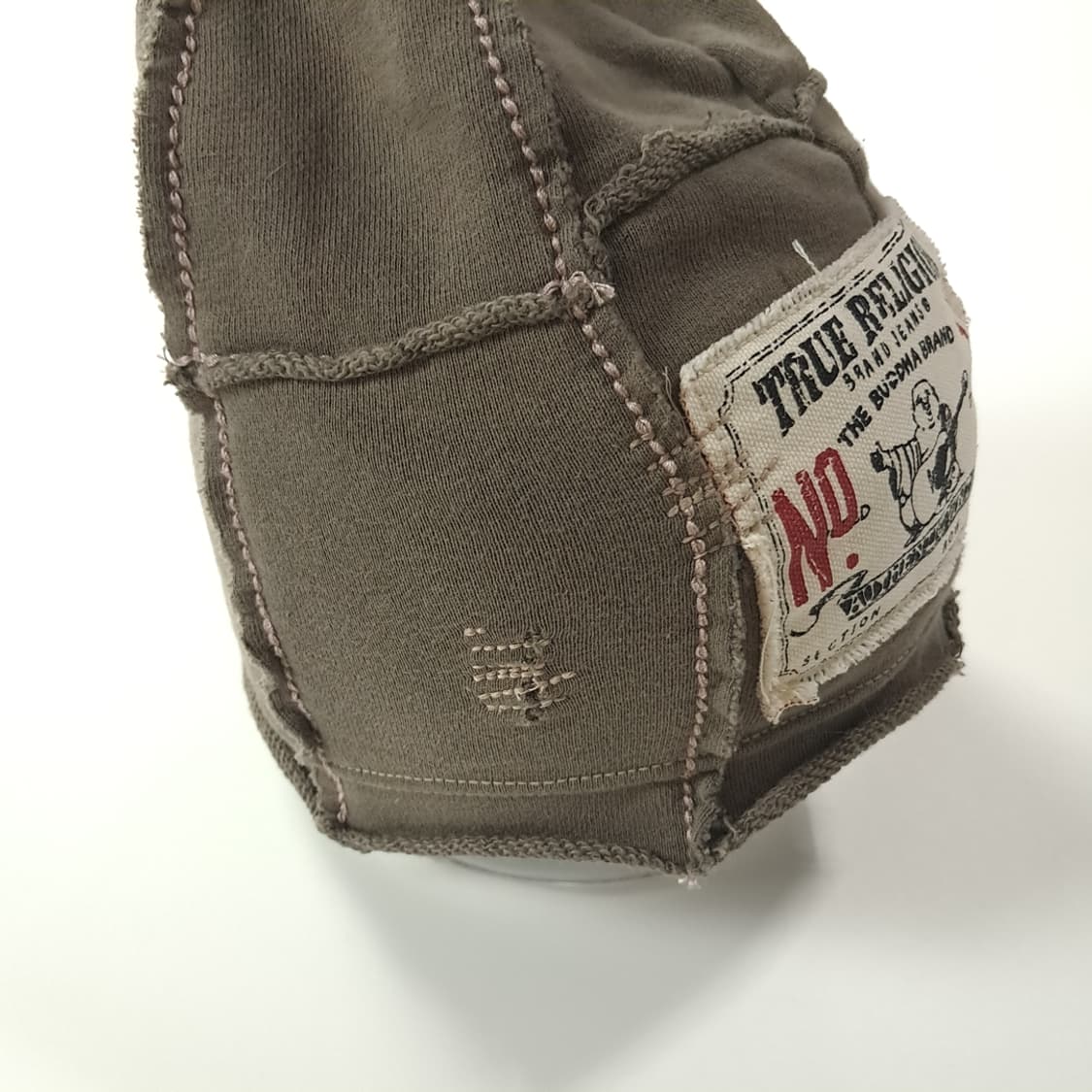 CK467 트루릴리전 00s 부다패치 로우엣지 브라운 비니 모자 상품이미지4