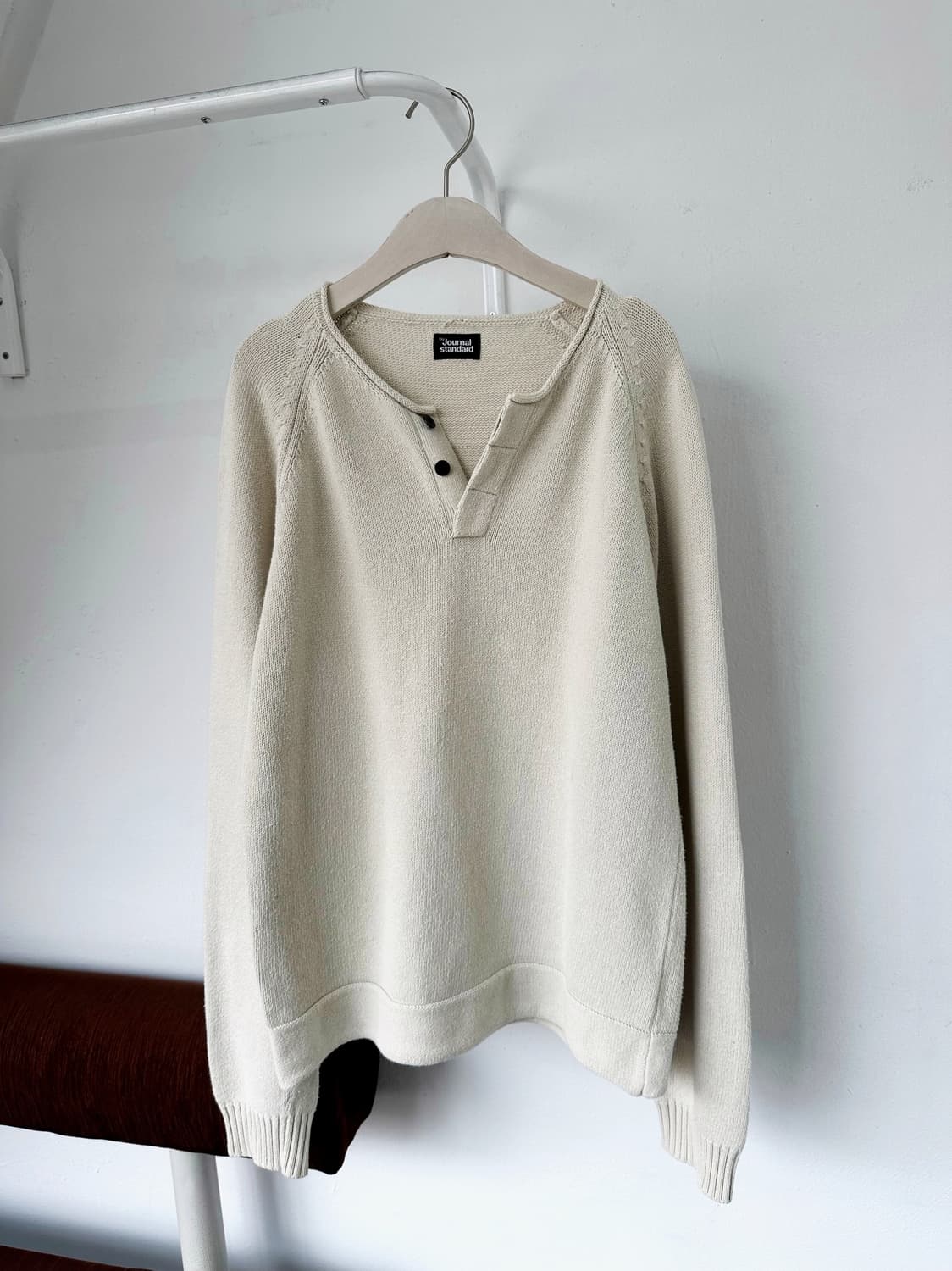 Crew neck high gauge cotton kn 상품이미지2
