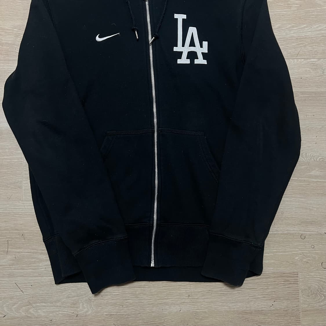 나이키 LA 다저스 로고 후드 집업 자켓 [블랙] M/95 상품이미지3