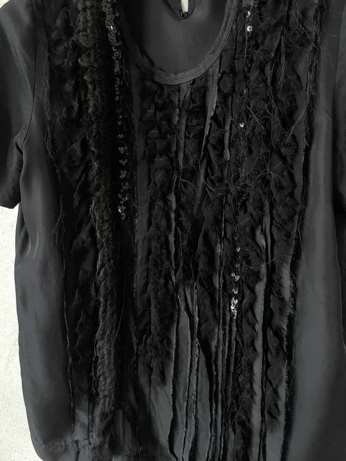 꼼데가르송 트리콧 반팔 블라우스 상품이미지5