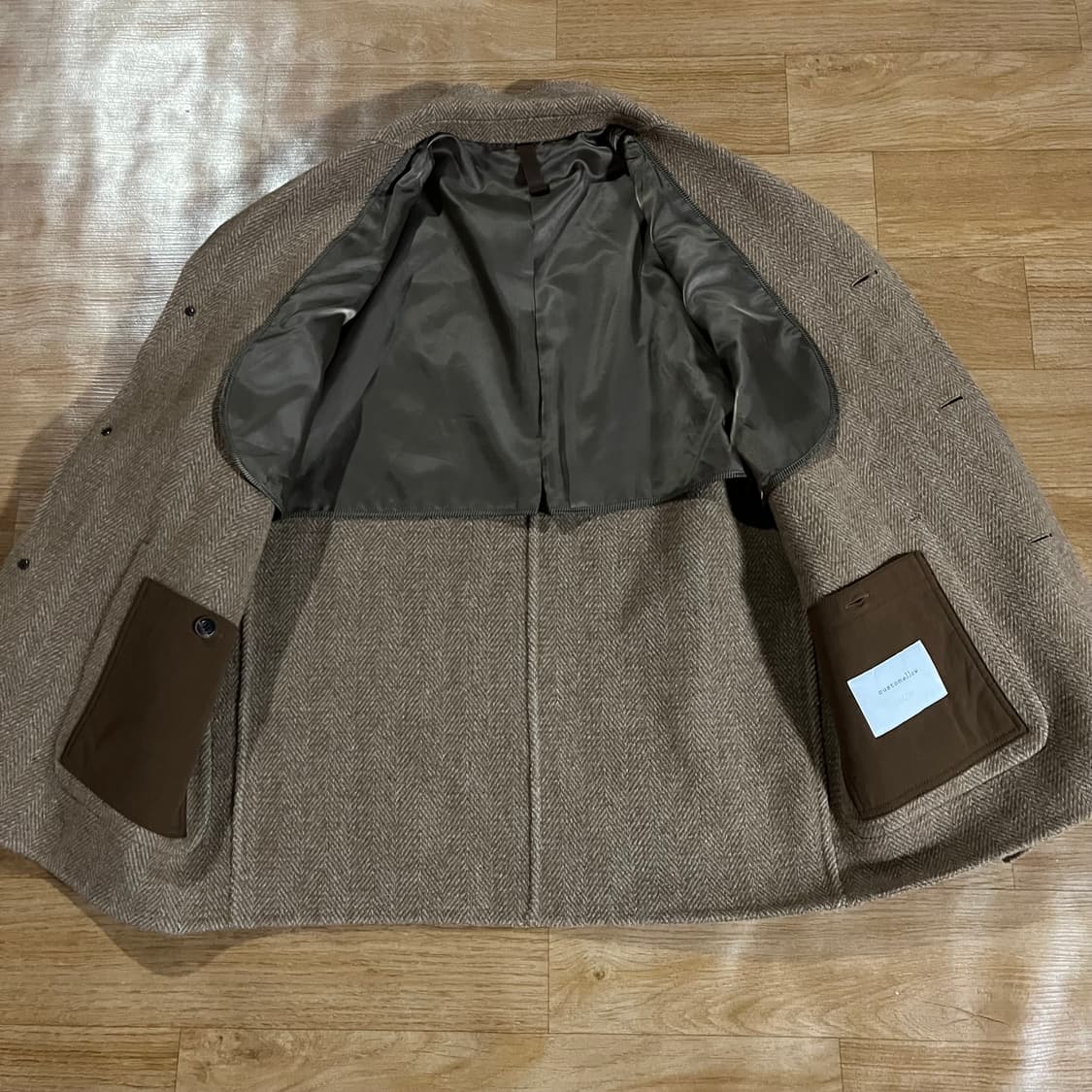 [105] (새상품) 커스텀멜로우 핸드메이드 헤링본 자켓 상품이미지9