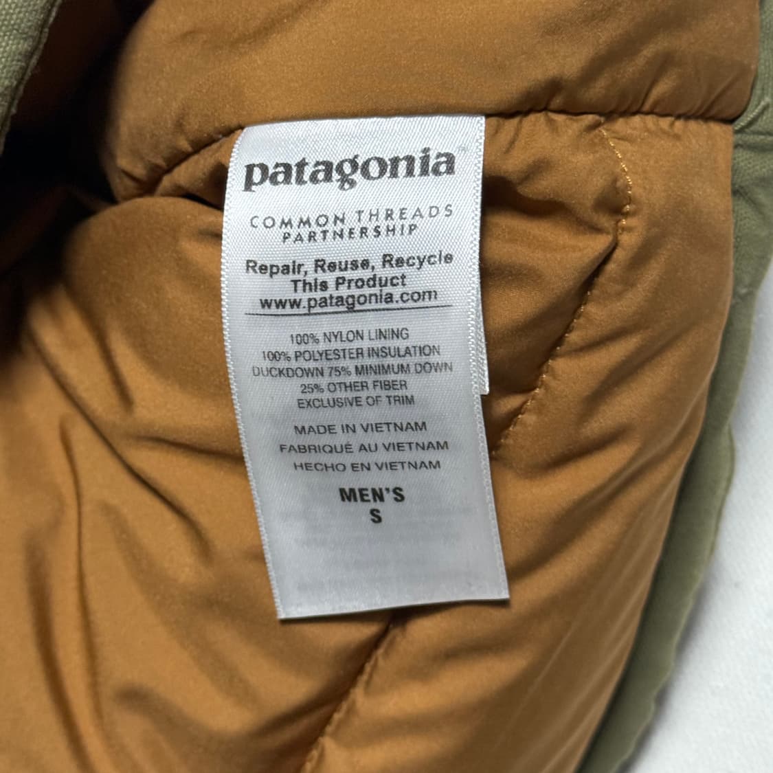 S 파타고니아 덕다운 조끼패딩 상품이미지5