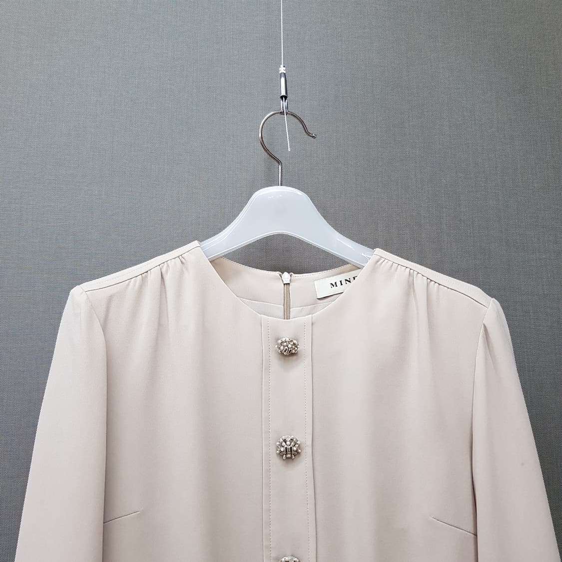 한섬 마인 2022 버튼 포인트 롱 원피스 82-94-160사이즈 상품이미지2