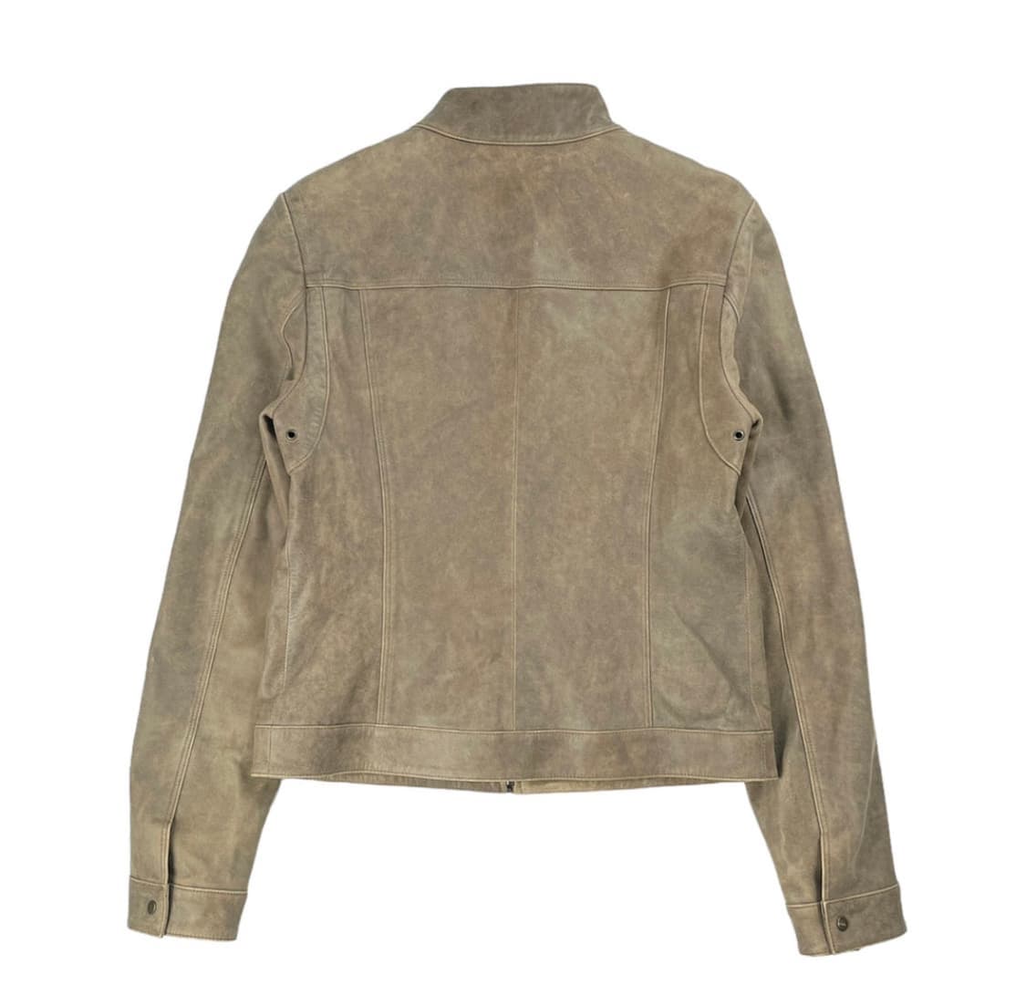 빈티지 시프 스킨 레더 자켓 상품이미지3