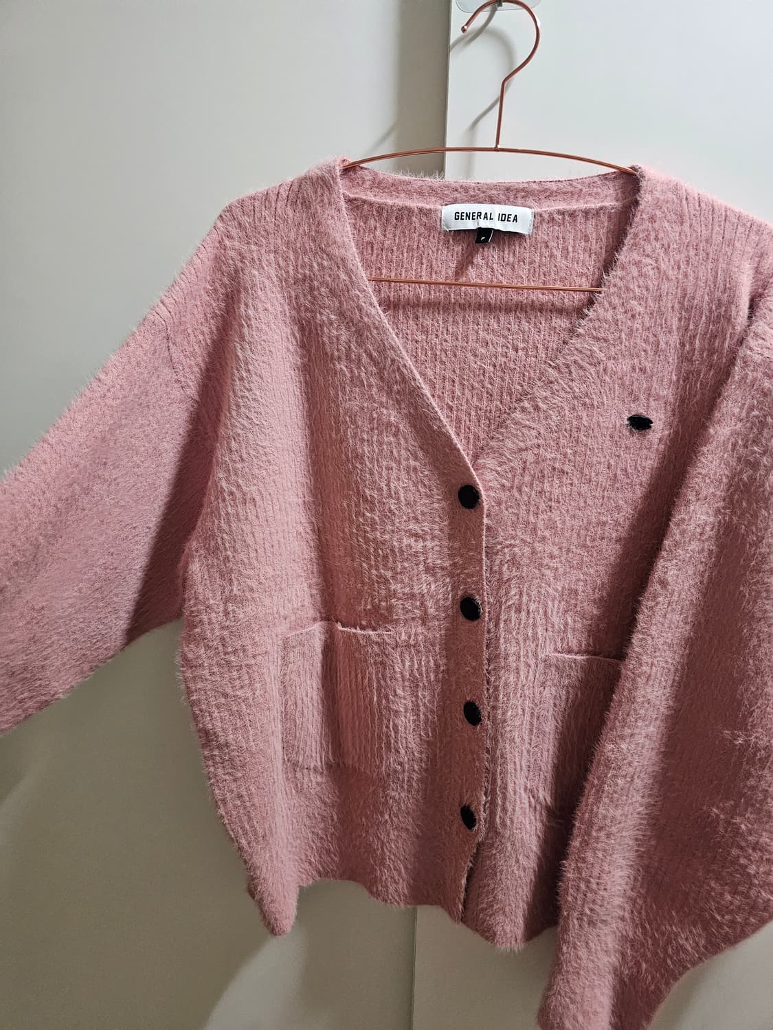 제너럴아이디어 헤어리 가디건 상품이미지2