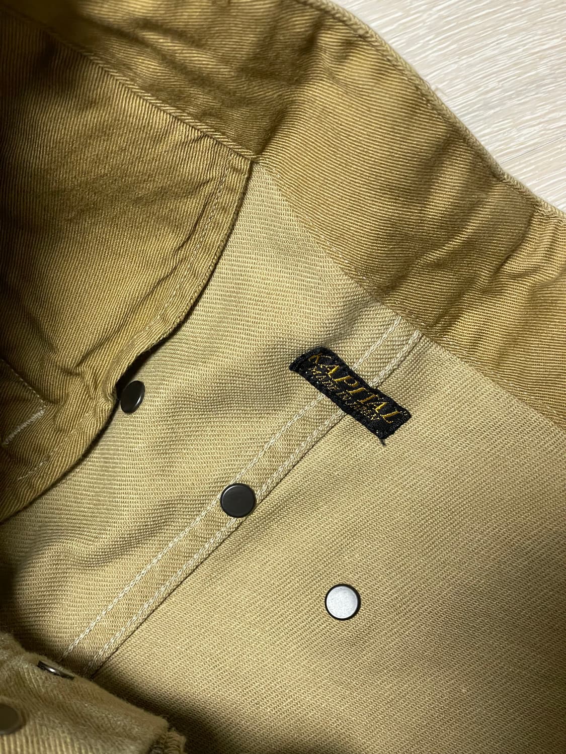 캐피탈 kapital 헤비드릴 점보 카고 팬츠 베이지. 카고 2사이즈 상품이미지3