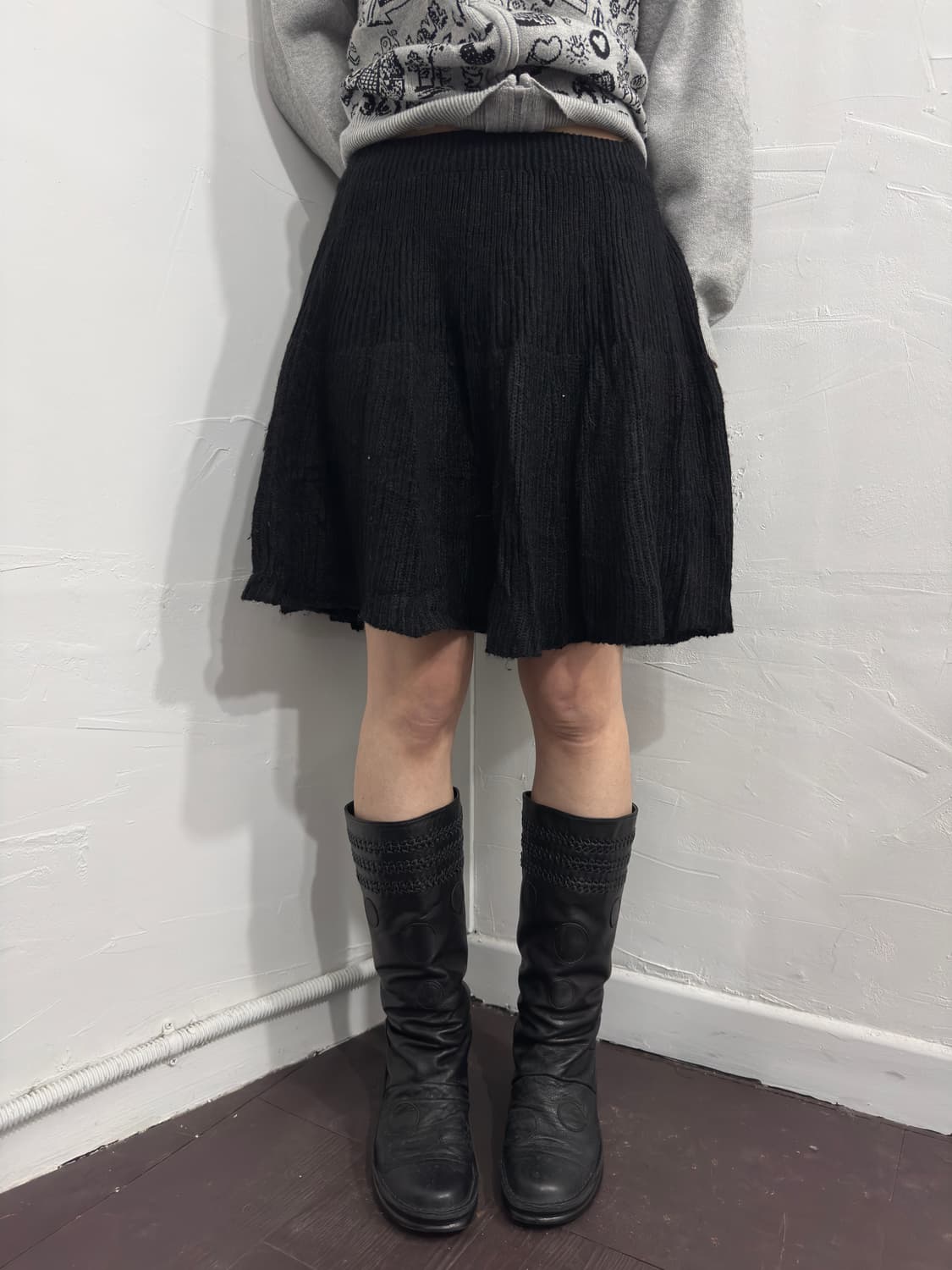 gu knit skirt 상품이미지3