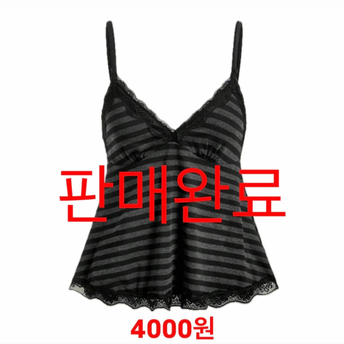 빈티지 모리걸 도트 체크 레이스 7부 나시 레이어드 블라우스 원피스 상품이미지2