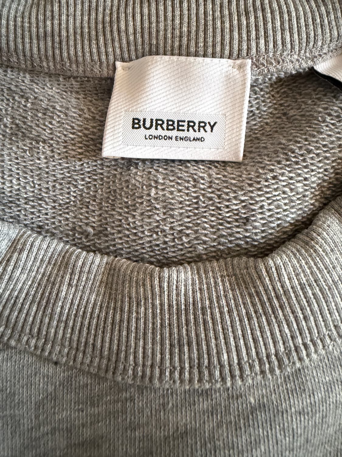 Burberry 버버리 홀스페리 로고 그레이 스웻셔츠 L 상품이미지6