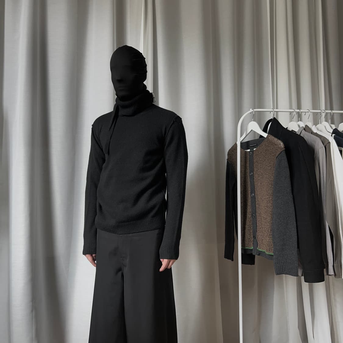 라프시몬스 19aw 터틀넥 니트 상품이미지2