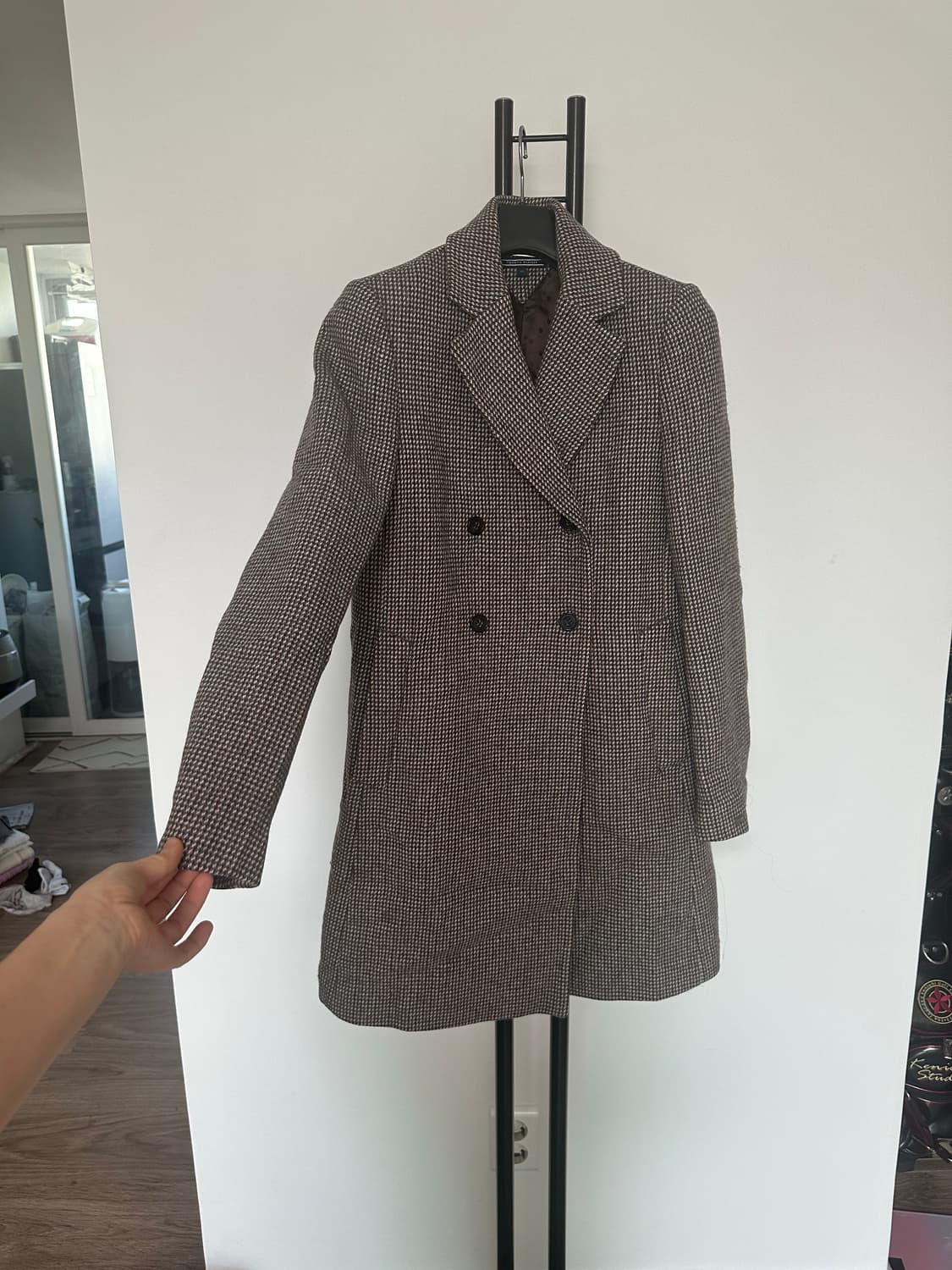 타미힐피거 하운드투스 더블 브레스트 코트 -XS 상품이미지4