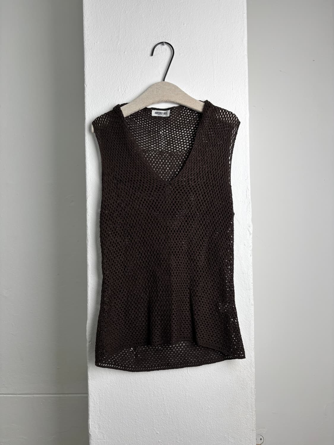 HIROKO BIS Silk 100% Knit Vest 상품이미지1