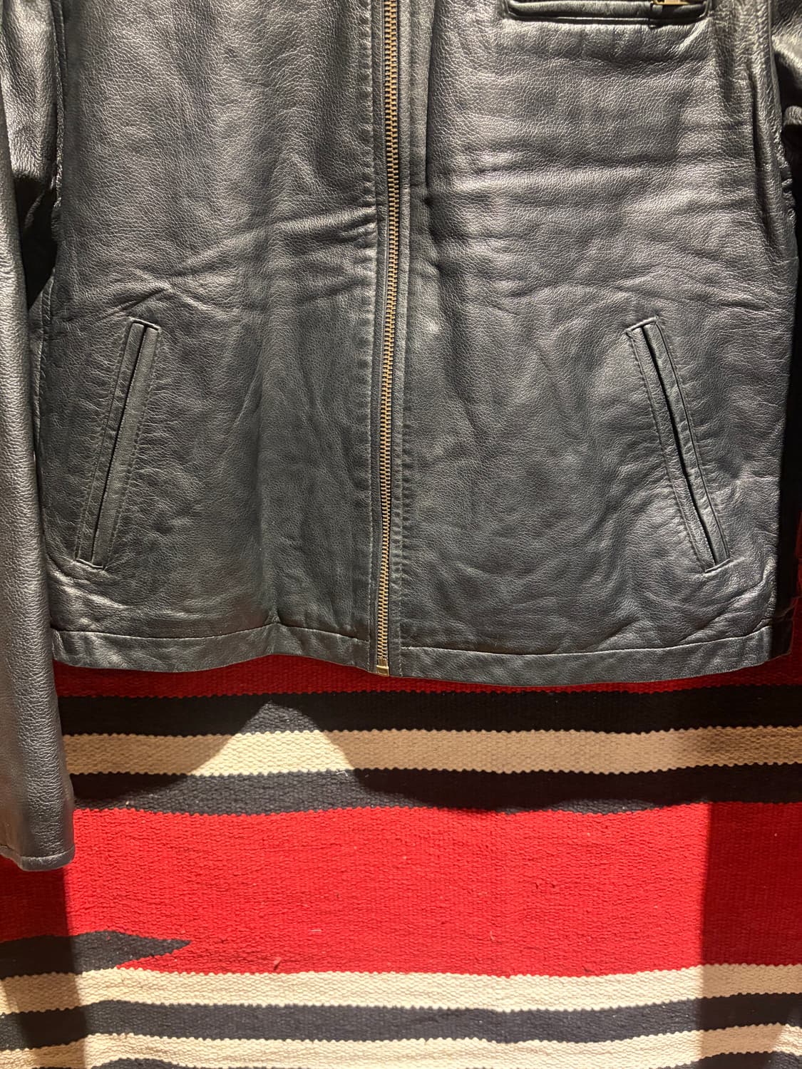 Real sheep leather work jacket /가죽 워크 자켓 상품이미지8