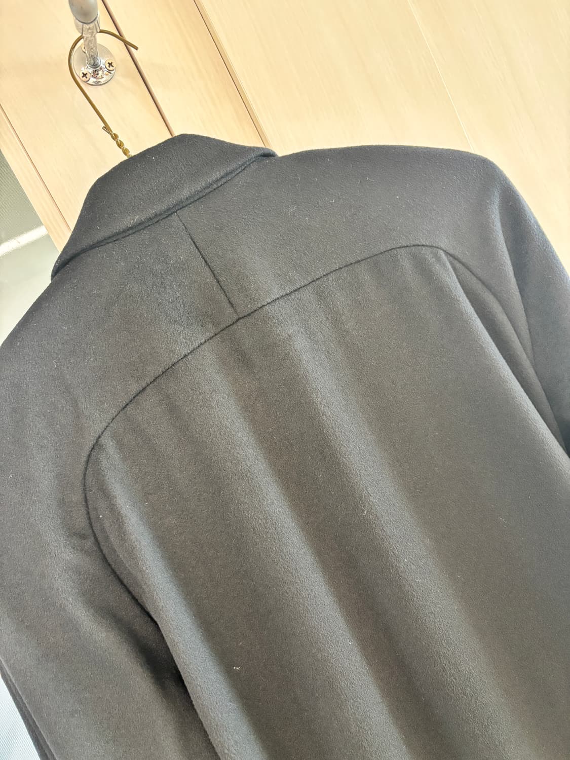 울100 검정 더블코트  상품이미지5