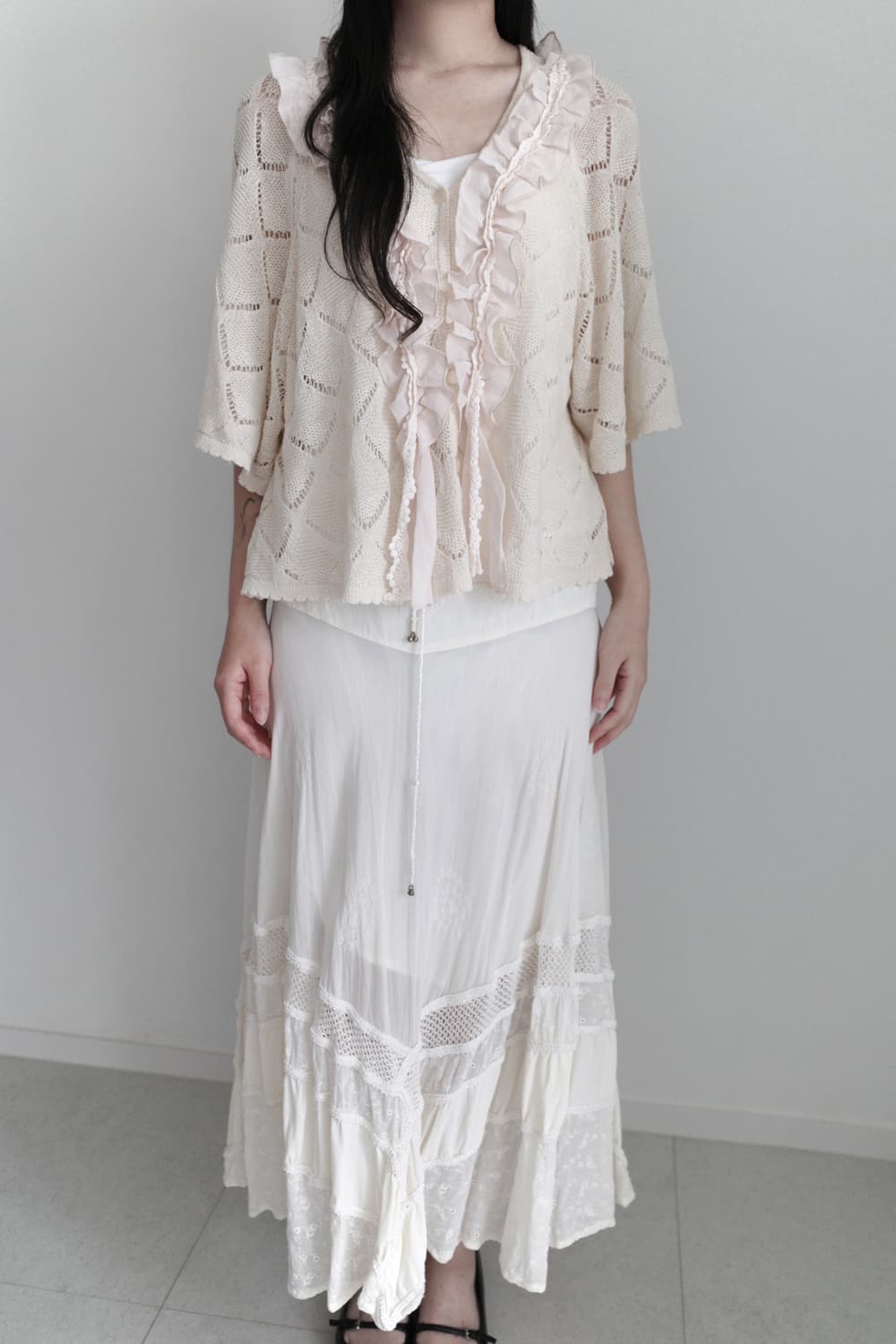 frill knit cardigun 상품이미지7