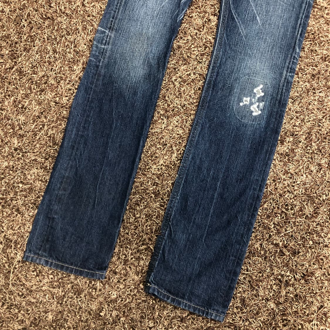 디젤 Thavar 워싱 디스트로이드 슬림 스키니진 데님 팬츠 상품이미지3