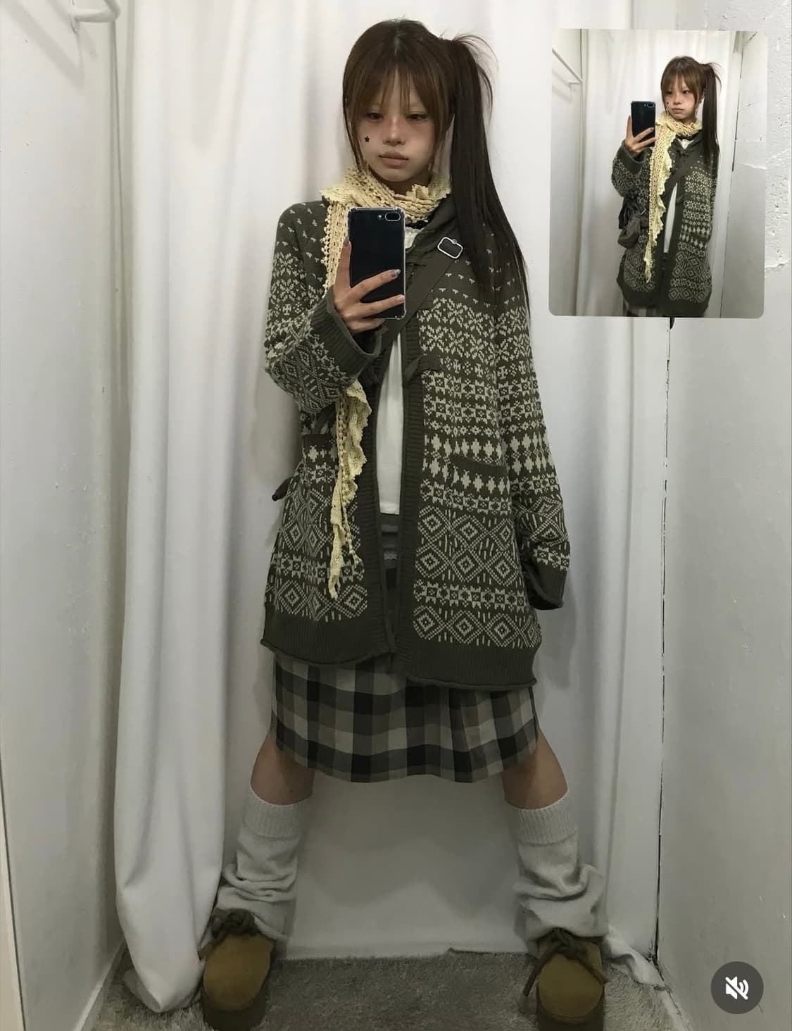 🌿빈티지 카키 모리 코디 세트 🌿 상품이미지1