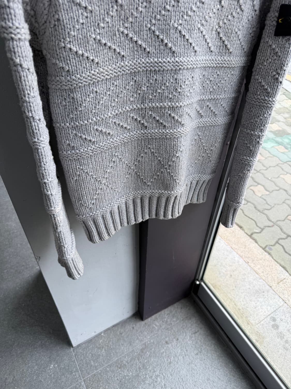 100/ 스톤아일랜드 2000AW 스웻 후드 니트 상품이미지4