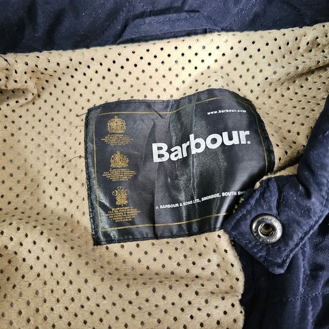 바버 퀼팅 자켓 XL 상품이미지5