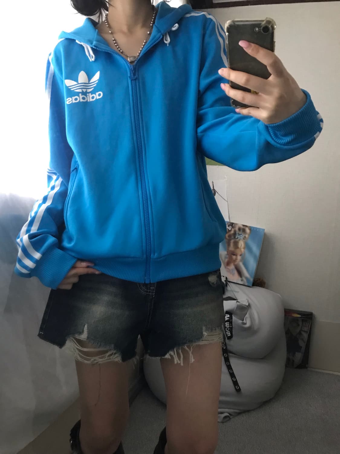 아디다스 하늘 후드 져지 상품이미지9