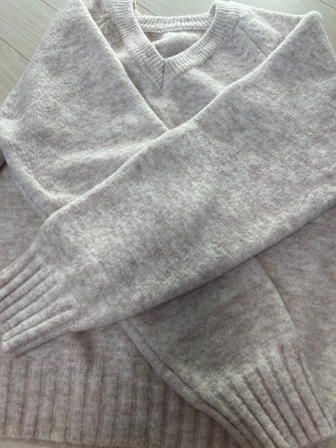 아이보리 니트 상품이미지2