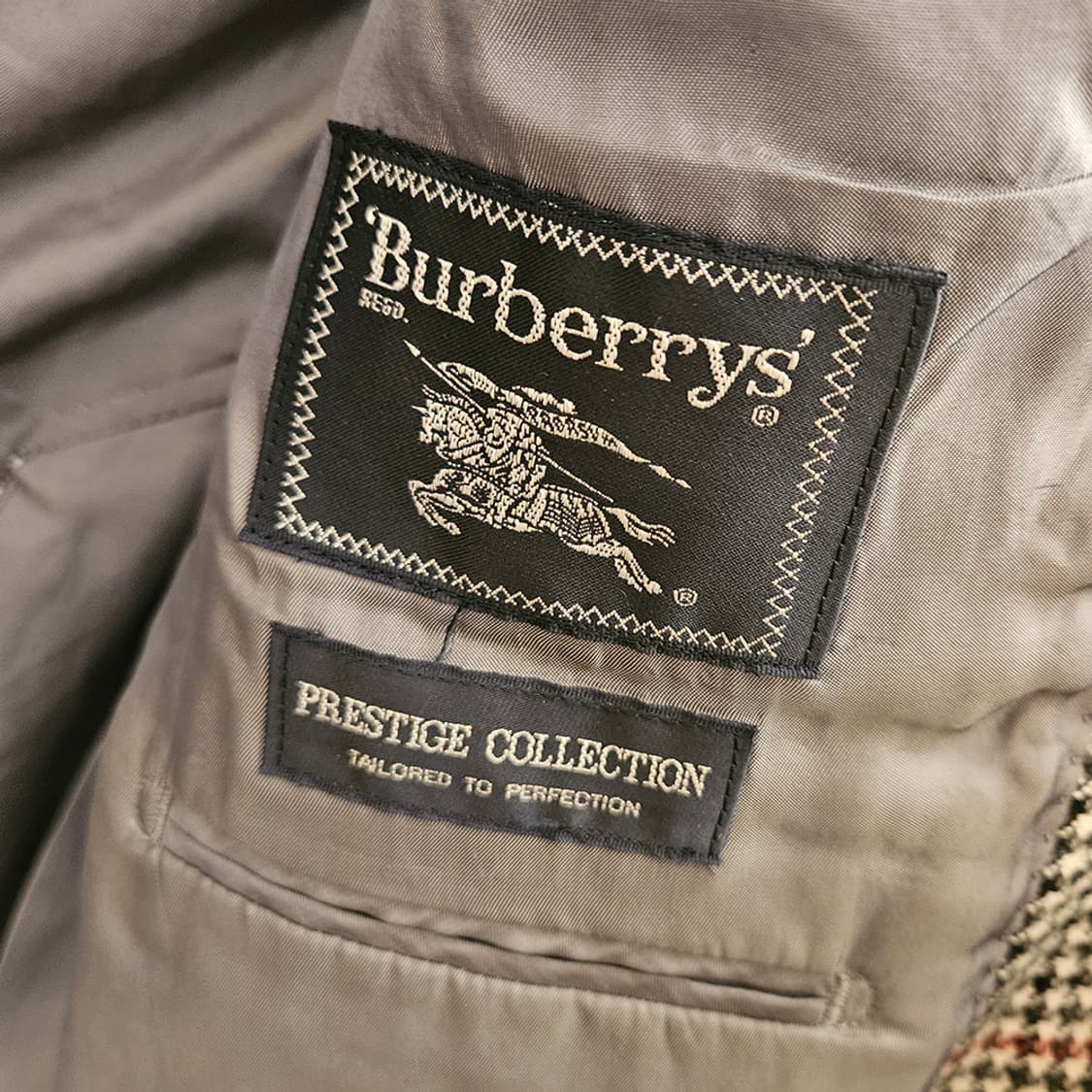 BURBERRY / 버버리 울&캐시미어 투버튼 모직자켓 (M) 상품이미지6