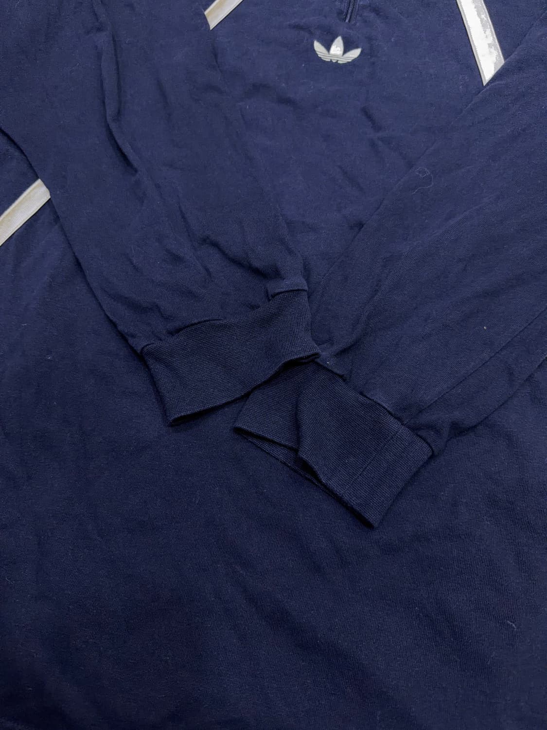 아디다스 오리지널 럭비 폴로 반집업 긴팔티 셔츠 블랙 2XL 상품이미지8