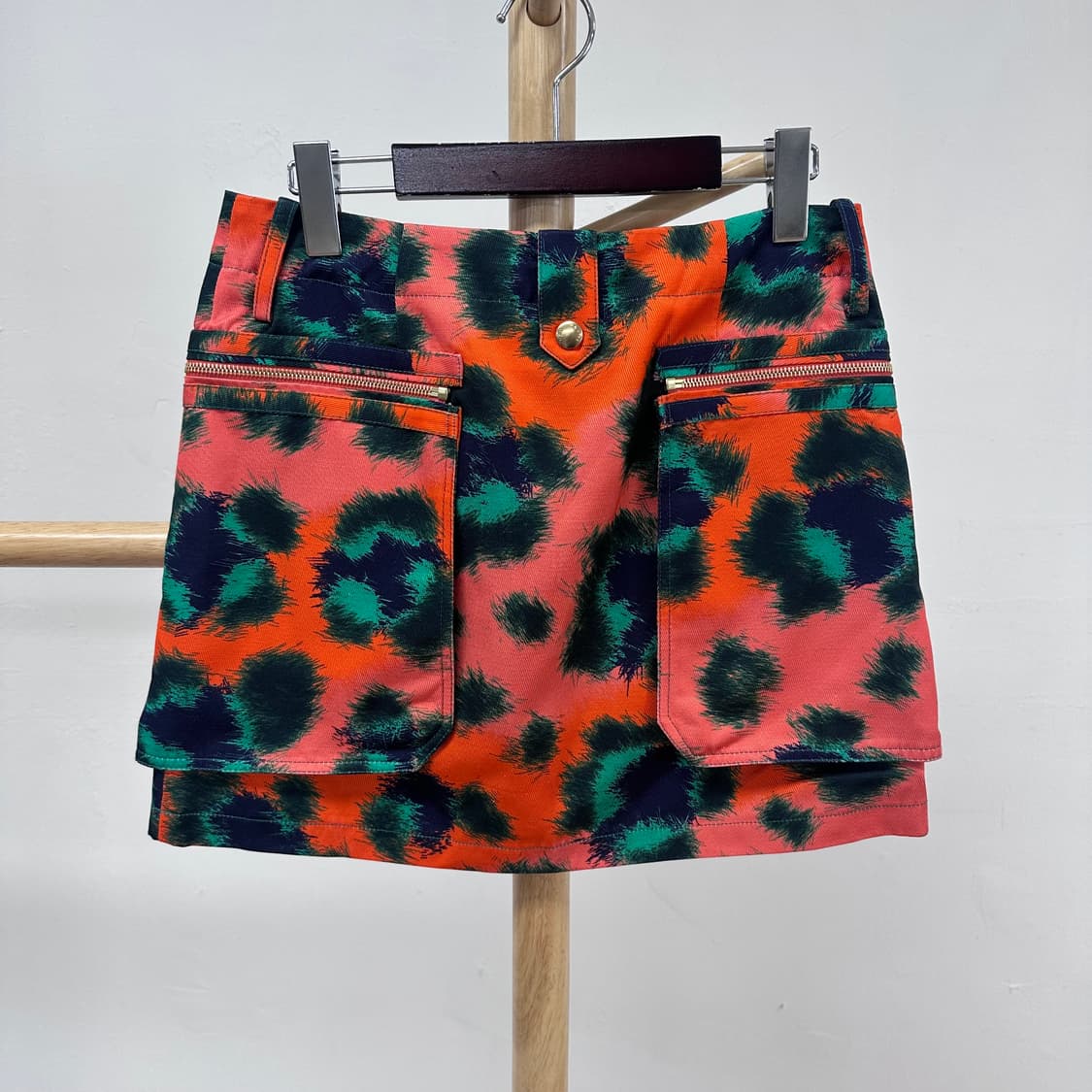 KENZO 겐조 패턴 스커트 치마 36 (허리단면37cm) 정품 상품이미지4