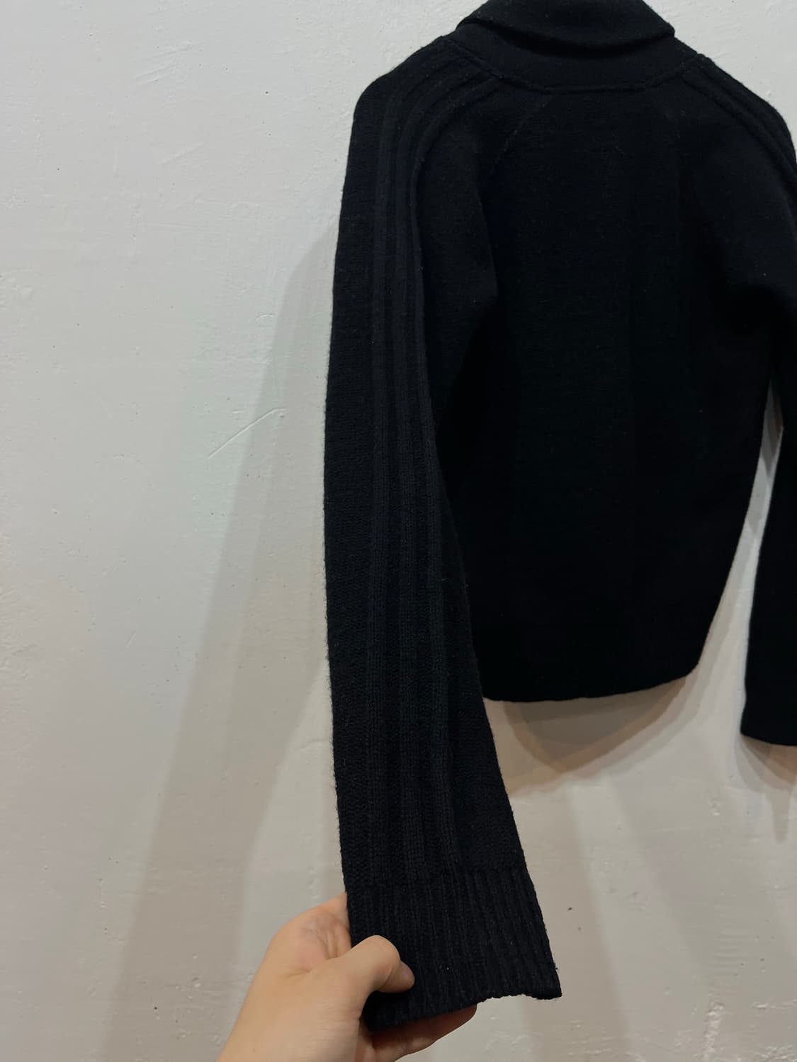 00s 아디다스 재팬 파이어버드 울 숄카라 니트집업 우먼즈 상품이미지3