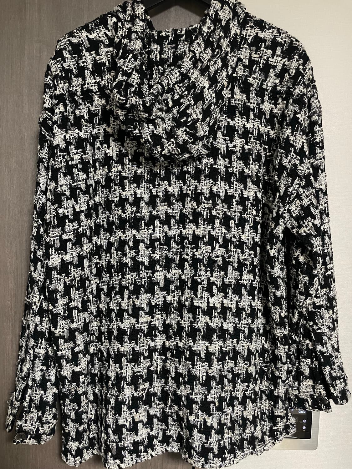 Faith connexion 남성 오버핏 트위드 후드셔츠 상품이미지2