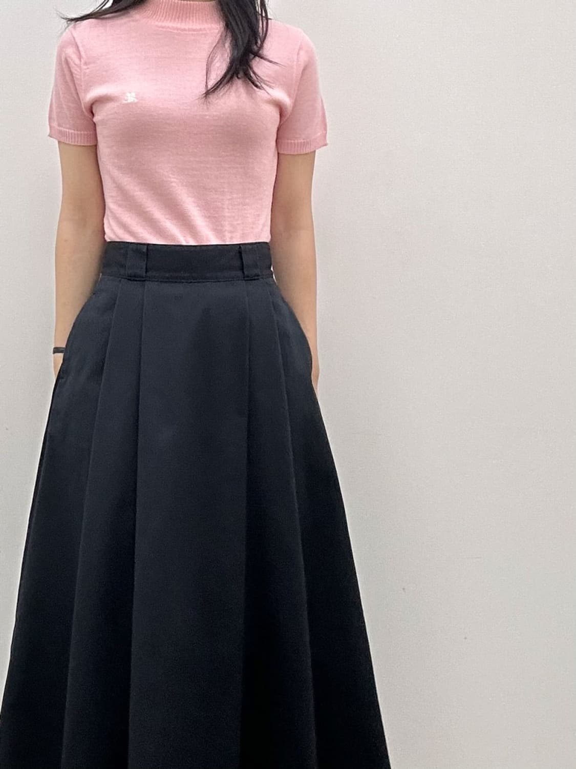 [새상품] courreges / 꾸레쥬 핑크 니트  상품이미지9