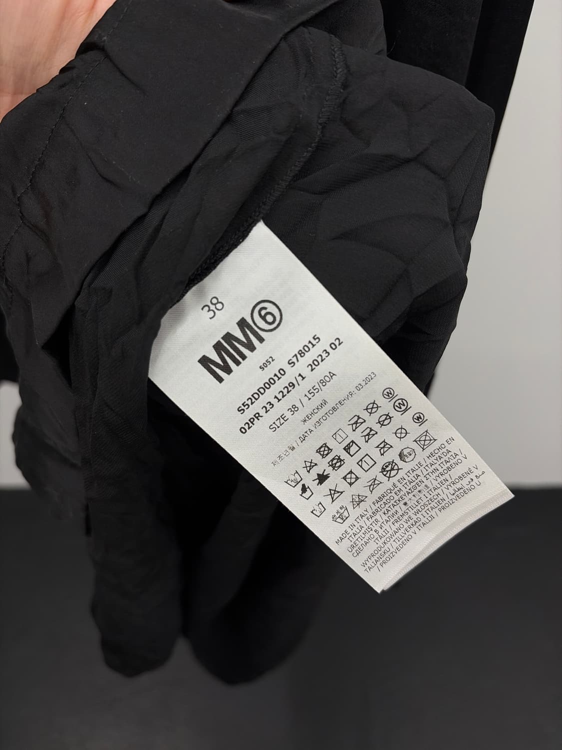 Mm6 링클 셔츠 원피스 38 상품이미지4