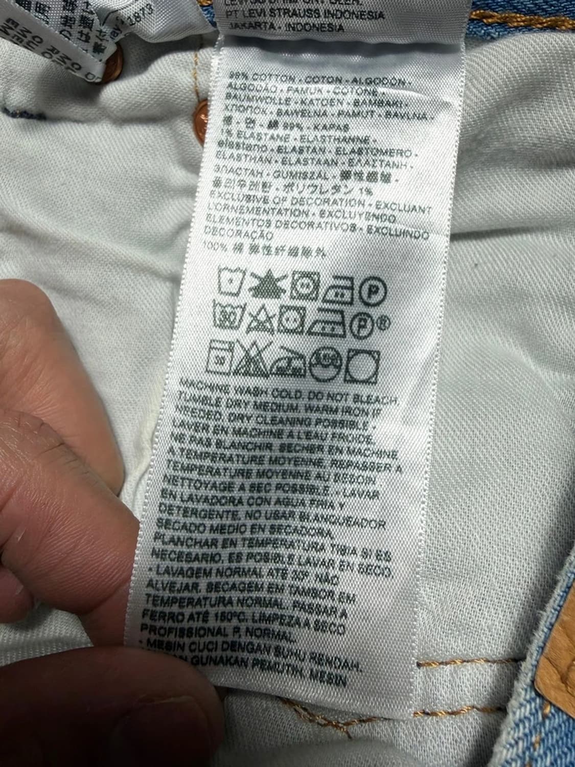 리바이스 00's 501 스트레이트 데님 팬츠 R1475 상품이미지7