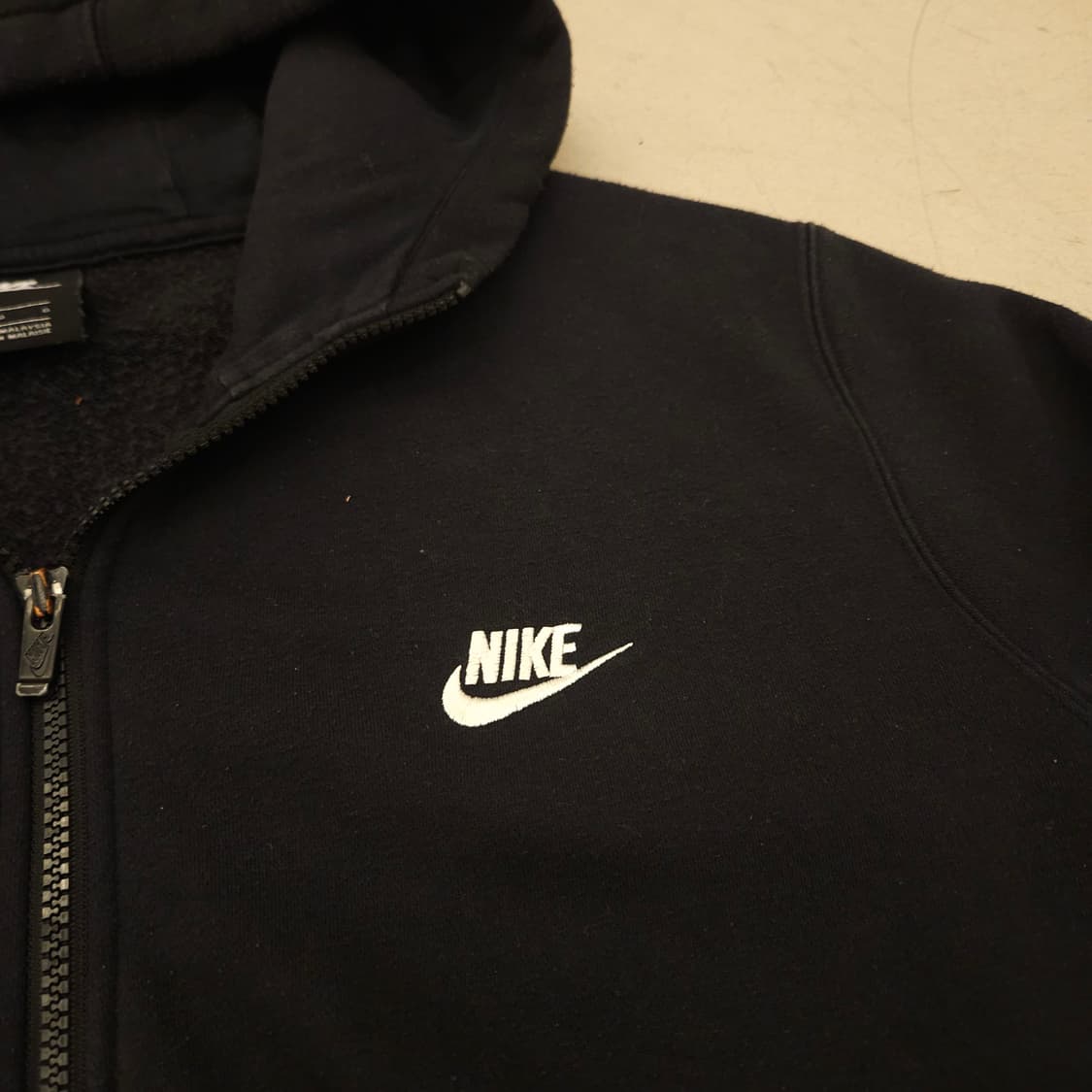 나이키 베이직 블랙 후드집업 상품이미지3