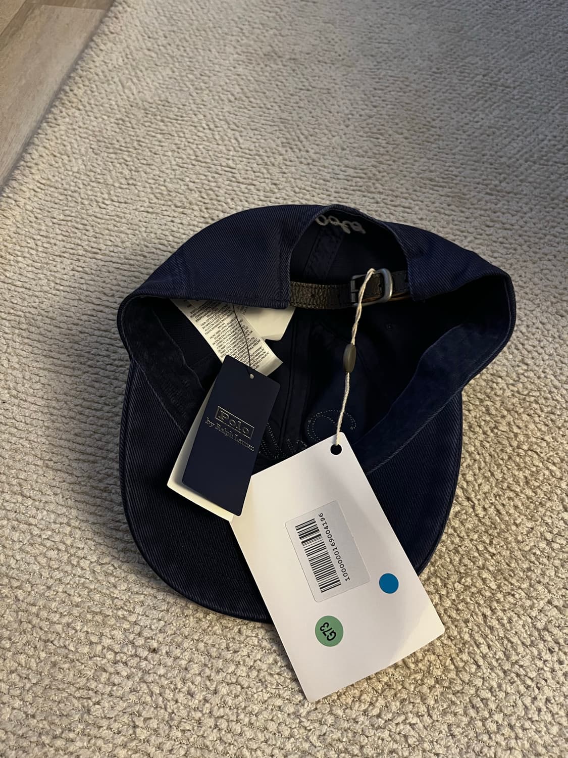 폴로 랄프로렌 아플리케 트윌 볼캡 네이비 상품이미지3