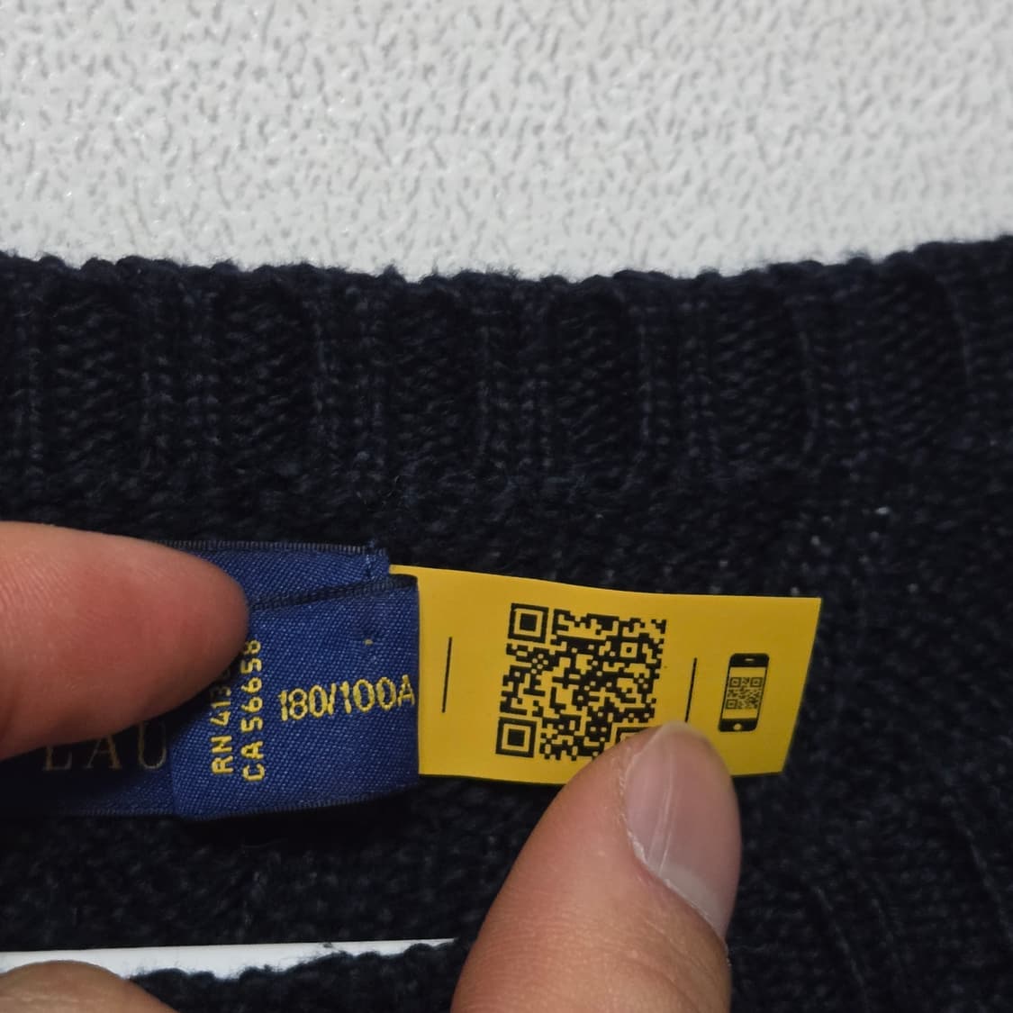 폴로랄프로렌 코튼 케이블 니트/ 남성 니트/ 남자 니트  상품이미지4