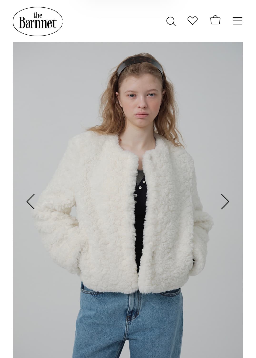 더바넷 Nuvelle Fur Jacket 누벨 퍼 자켓 M 상품이미지2