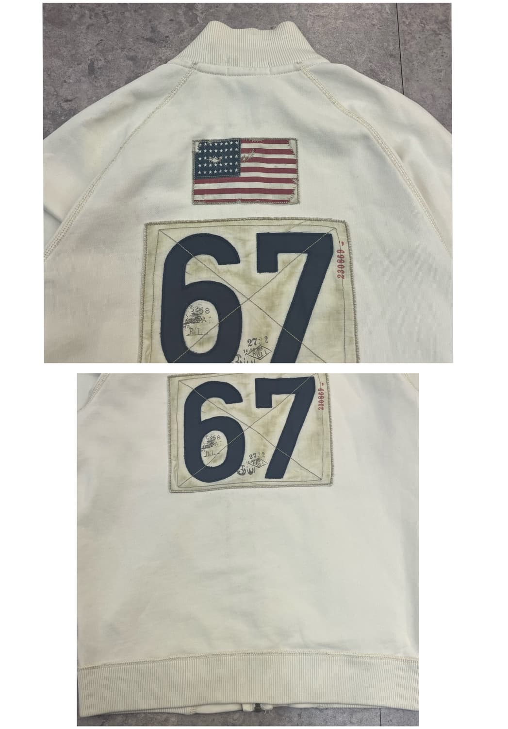 폴로진스 와펜 져지 아이보리 S #csz2180 상품이미지8