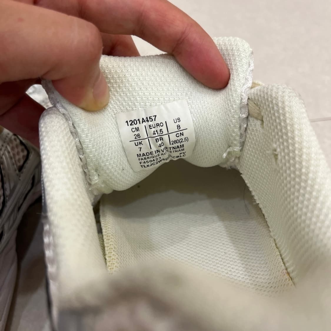 아식스 x JJJ자운드 젤 카야노 14 실버 화이트 260 상품이미지5