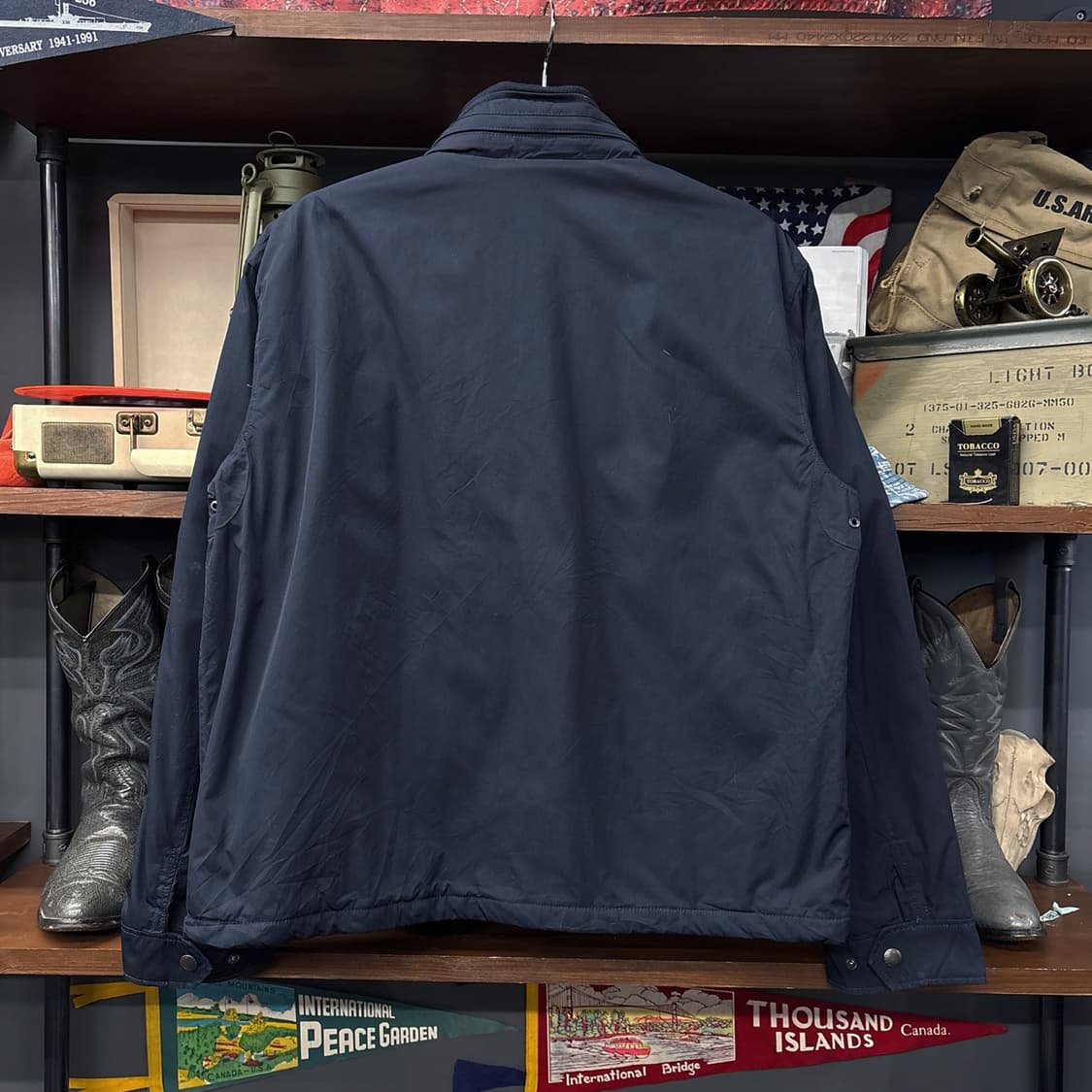 90s 폴로 랄프로렌 폴리쉘 플리스 페리자켓 밑단스트링 N621 상품이미지2