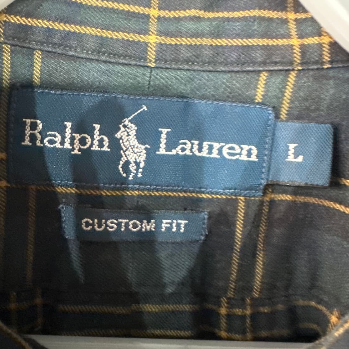 폴로랄프로렌 체크남방 L 상품이미지3