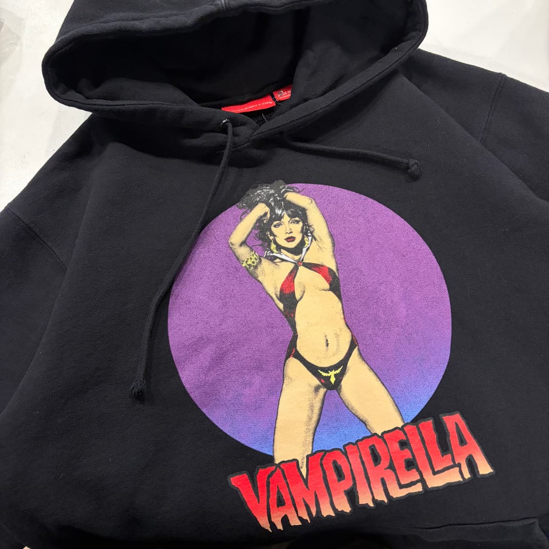 [L] 17ss 슈프림 뱀피렐라 블랙 후드티 B526 상품이미지4