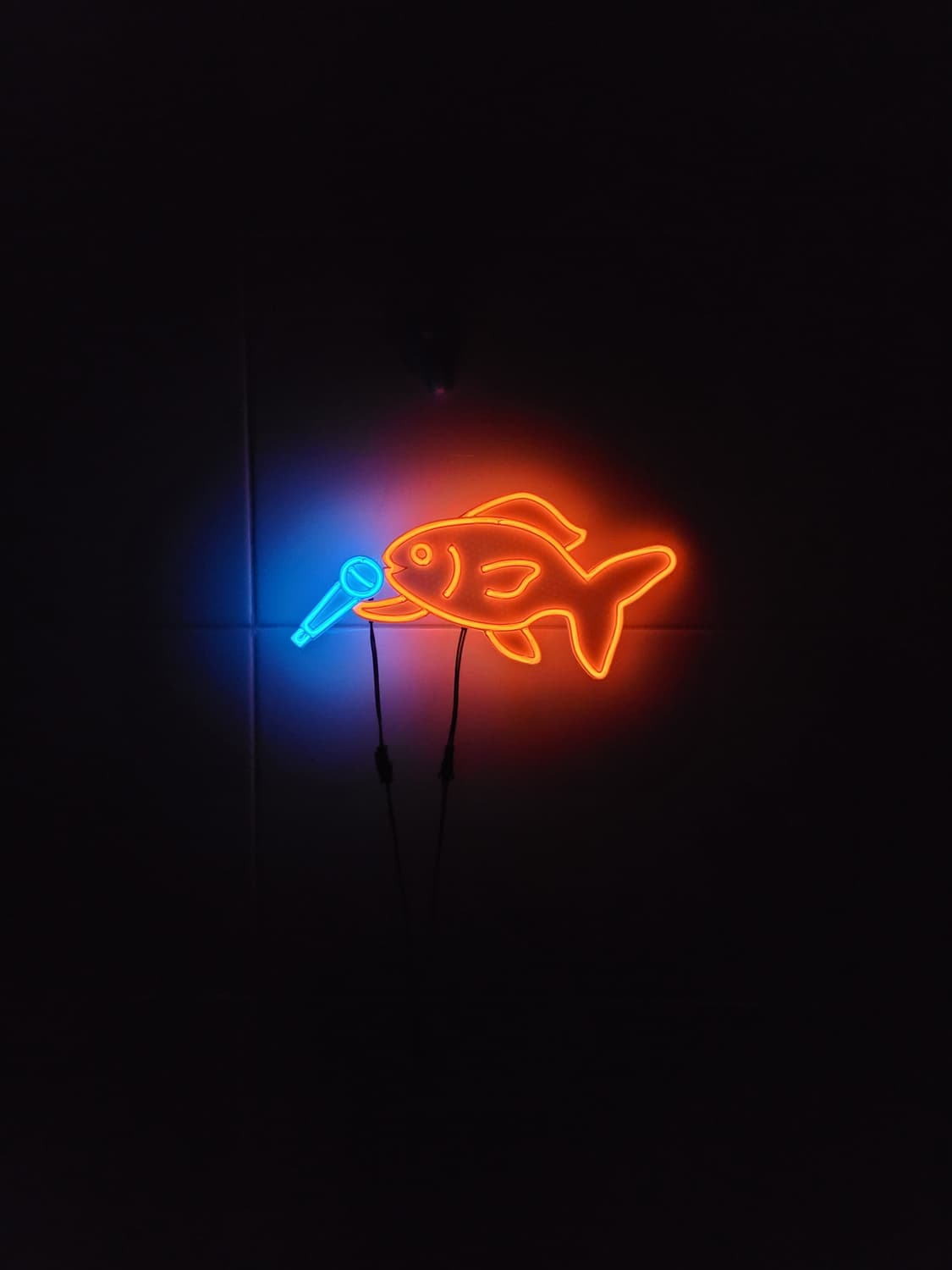 금붕어 노래 네온사인 led 램프 무드등 조명 상품이미지3