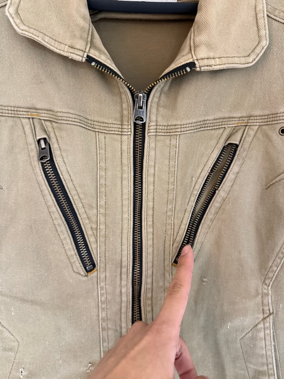 건설현장에서 구르던 디스트로이드 자켓 상품이미지5