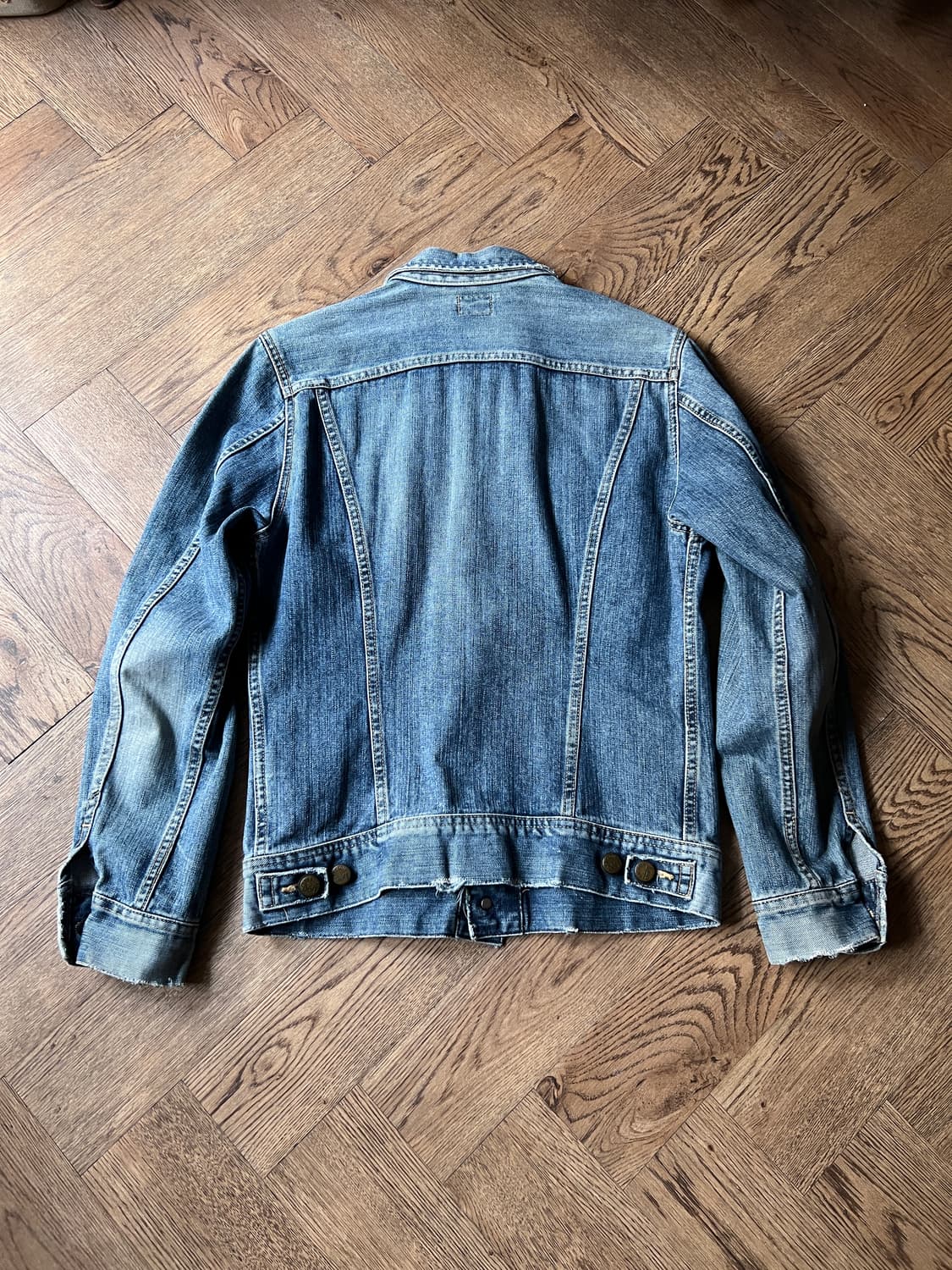 [S]Lee 재팬메이드 빈티지 데미지 트러커 자켓 상품이미지7