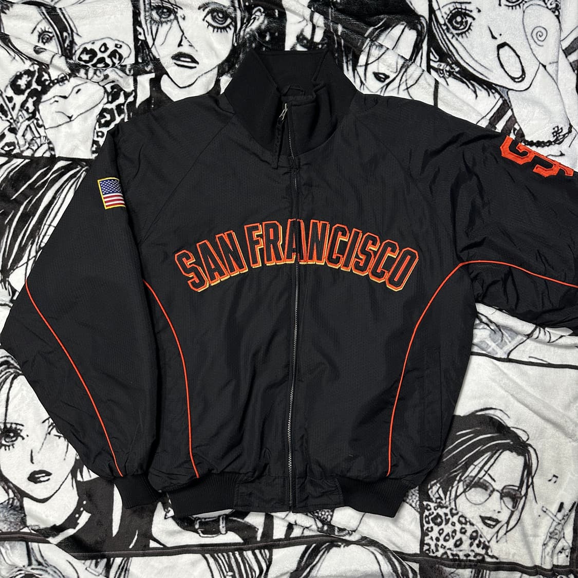 마제스틱 샌프란시스코 자이언츠 트랙 자켓 기모 상품이미지2