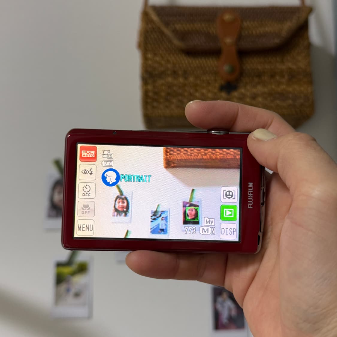 후지필름 파인픽스 z800 빈티지 디카 디지털카메라 레드 상품이미지9