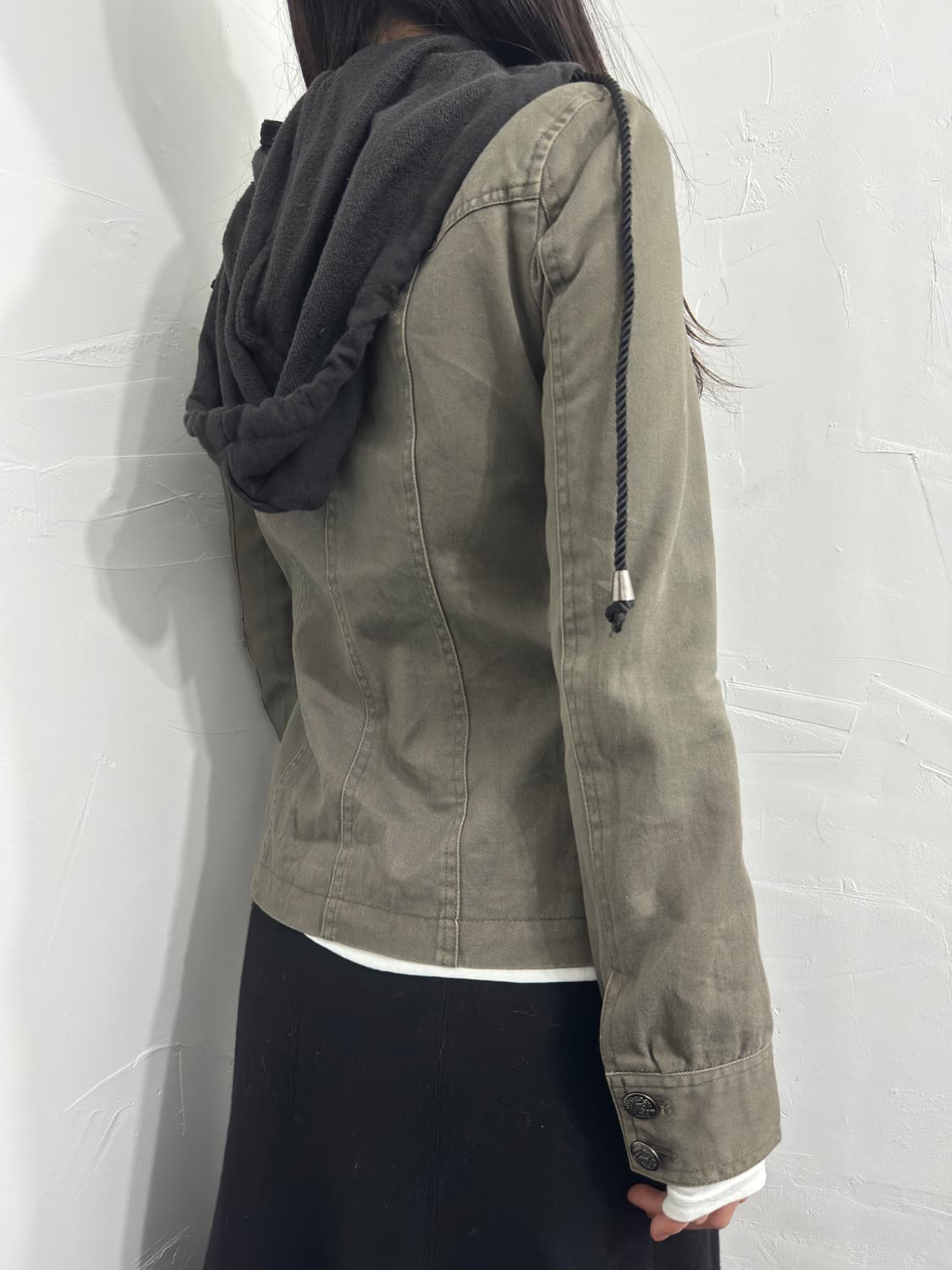 stud design hood jacket 상품이미지4